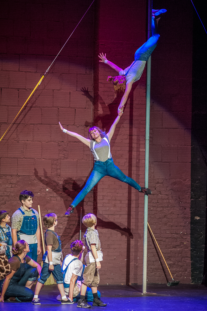 Stage Flight Circus Arts Spring 2017 Show at the Buskirk-Chumley Theater. Photo by Rodney Margison