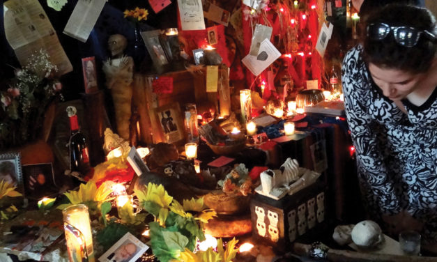 The Day of the Dead Community Altar Welcomes Artifacts at Mathers Museum (PHOTO GALLERY)
