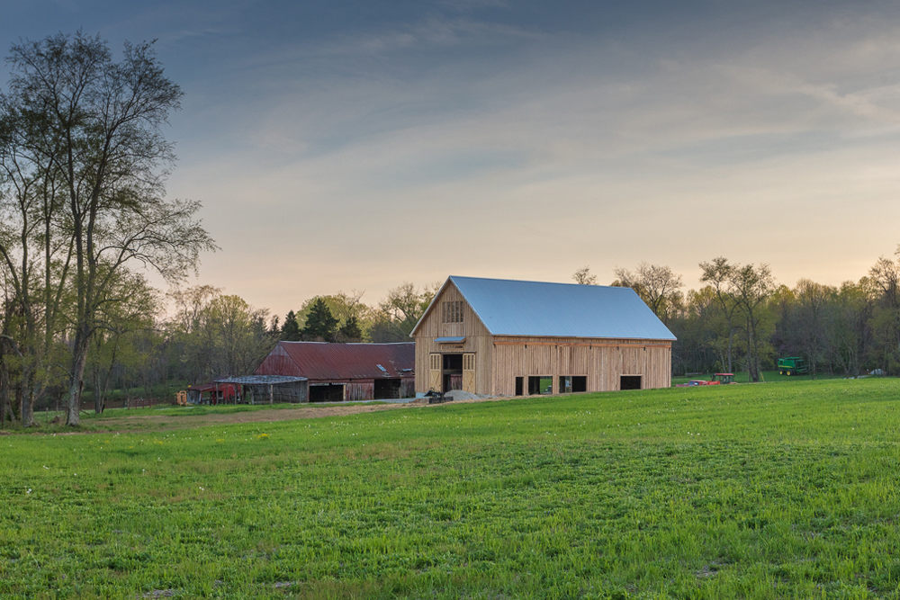 The 125-year-old barn at Whippoorwill Hill. Photo by James Kellar