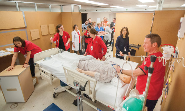 Dummy Cardboard Rooms Help in Designing New IU Health Hospital