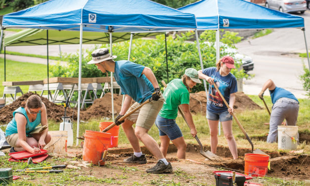 A Dig at Wylie House Museum Unearthing 1859 Greenhouses