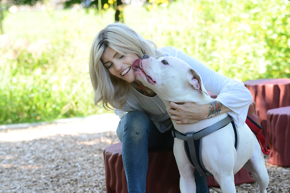Emily Herr and Zeus. Photo by Jenn Hamm