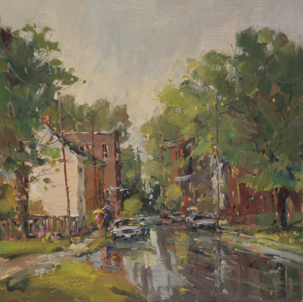 "Rainy Dayon Tavern Street" by Jerry Smith