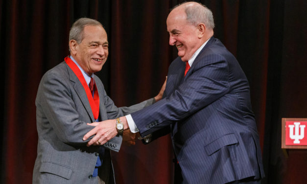 Professor Alvin Rosenfeld Receives  IU President’s Medal for Excellence [Photo Gallery]