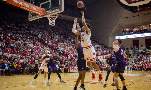 Hoosiers Overcome Early Struggles to Slay Lions (PHOTO GALLERY)
