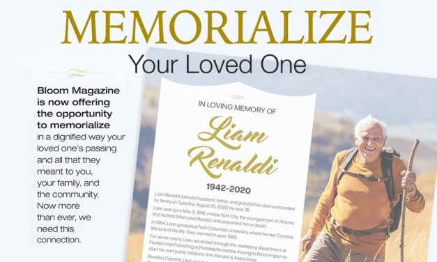 Memorialize Your Loved One in Bloom Magazine