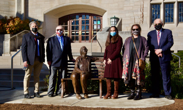 Elinor Ostrom Statue Unveiled on IU Campus