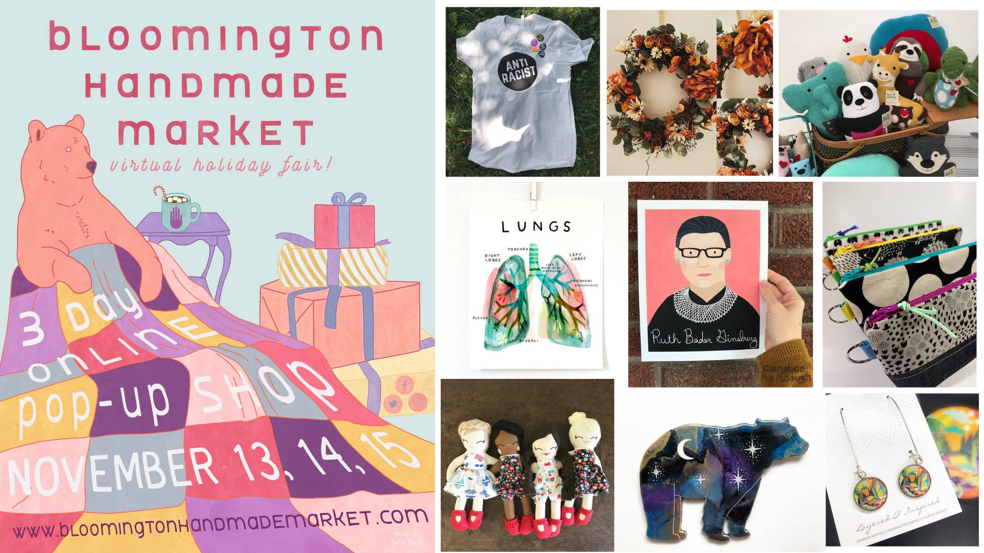 Virtual Bloomington Handmade Market Holiday Pop-Up Supports Regional Makers