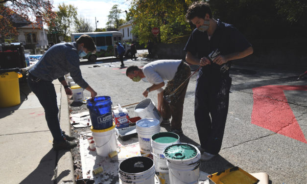 Black Lives Matter Mural Painted Outside Banneker Community Center (PHOTO GALLERY)