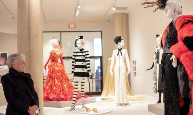 Glenn Close Visits Her Costumes At IU’s Eskenazi Museum of Art